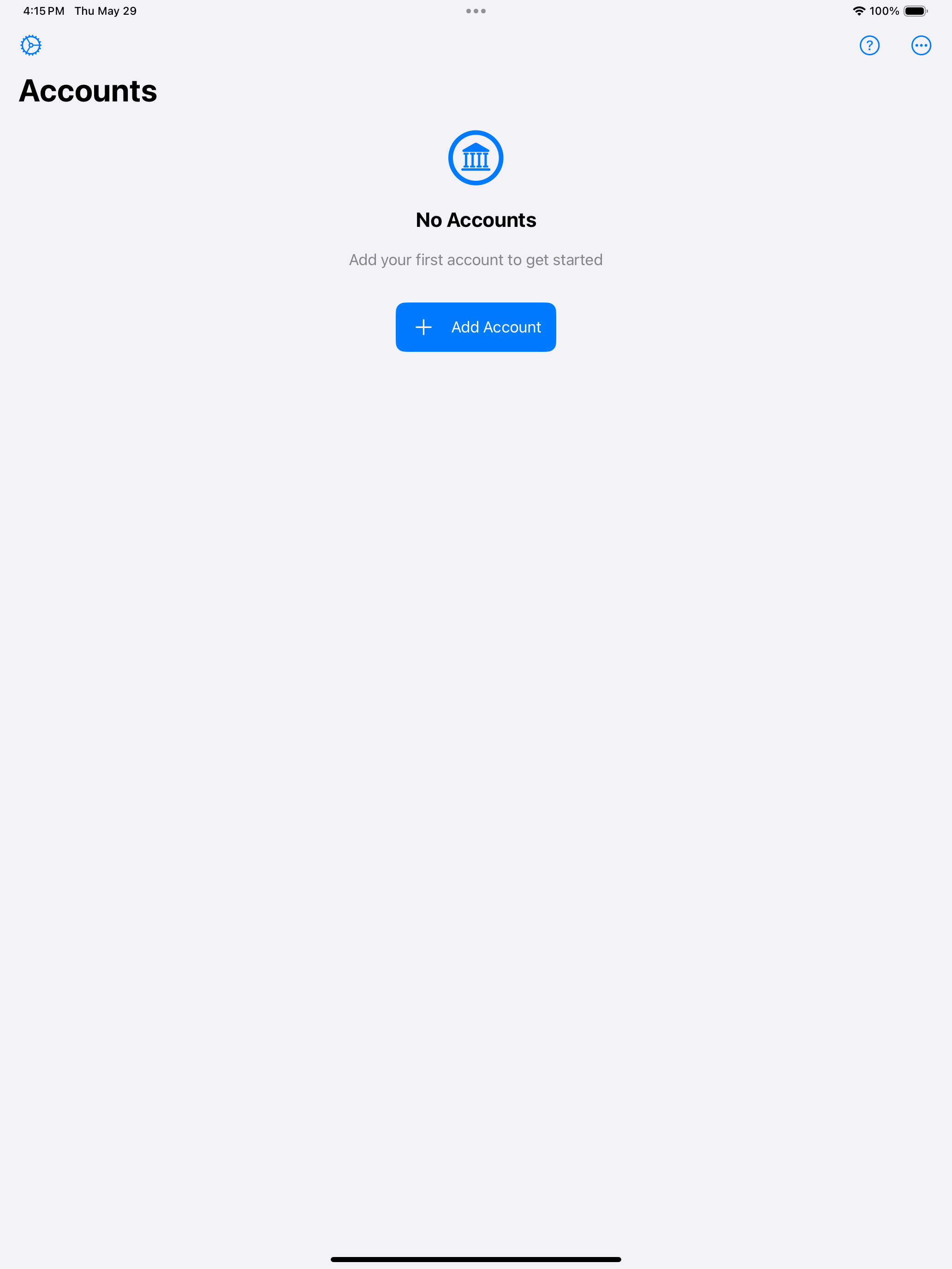 Personal Bank Register Screenshot 1