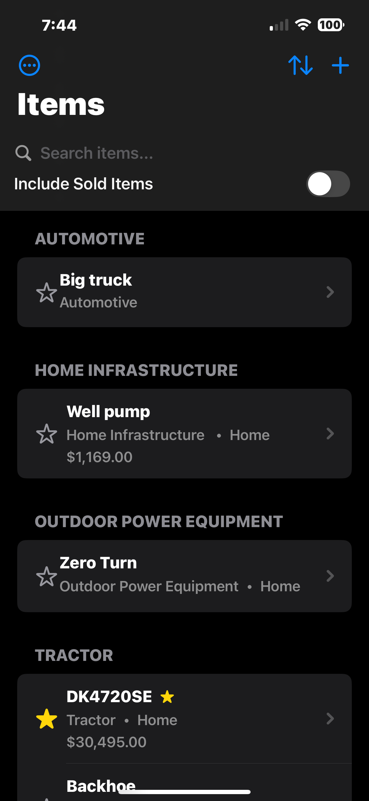 Item Guru Screenshot - Item Management
