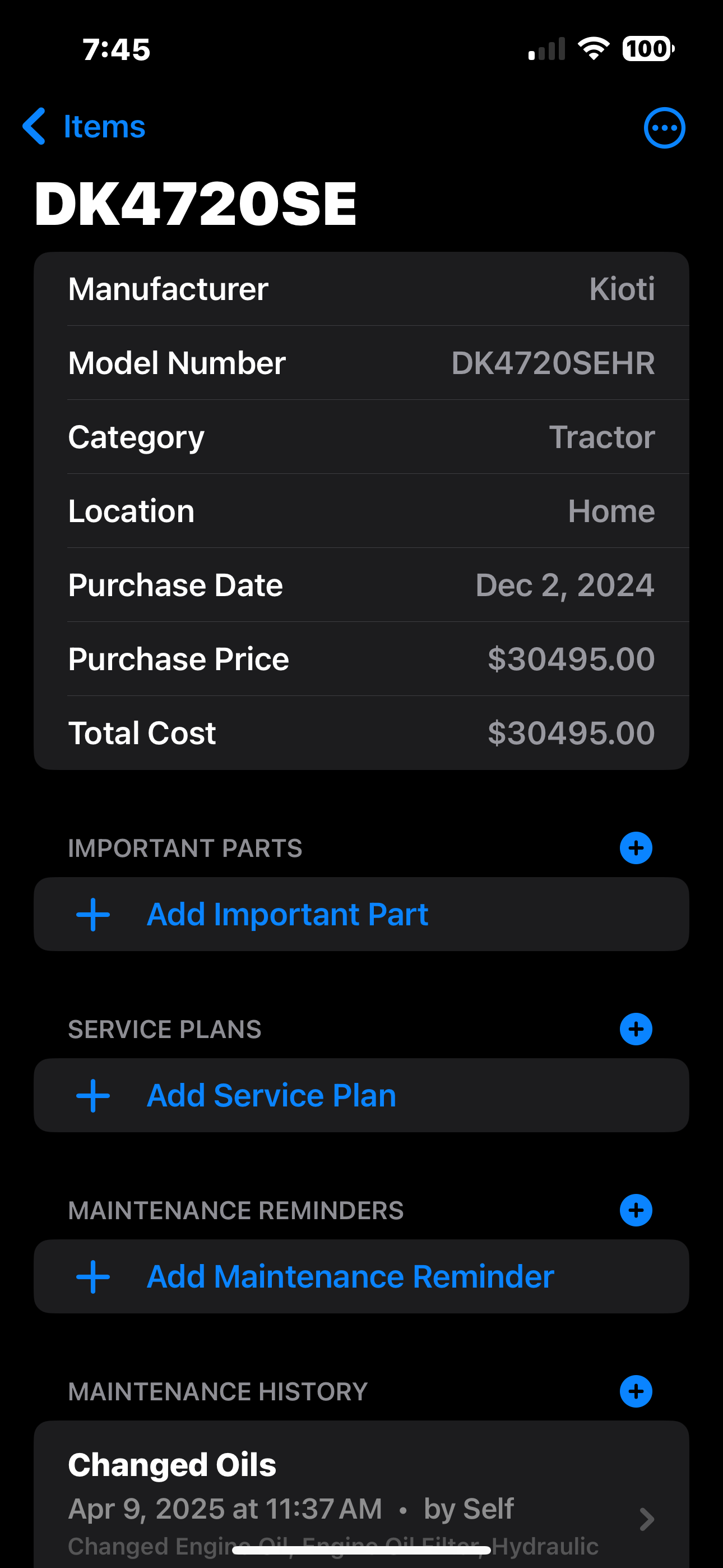 Item Guru Screenshot - Parts and Details